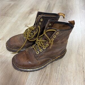 Dr. Martens Brown Lace Up Boots
